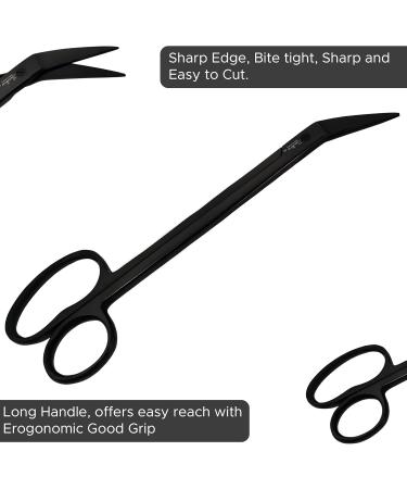 Long Handled Toenail Clippers for Thick Nails 7.5" Angled Tip Long Handled Nail Scissors for Toenails Heavy Duty long handled Toenail Scissors for Thick Nails Podiatry Tools for Elderly Back Pain - Buy Online on SooperMarket.com