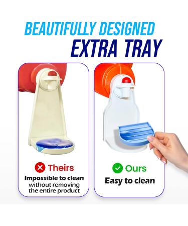 Shop Simplation 2 Pack Laundry Detergent Cup Holder - No Mess Upgraded Drip Tray Perfect Detergent Drip Catcher for International Shipping - Buy Online on SooperMarket.com