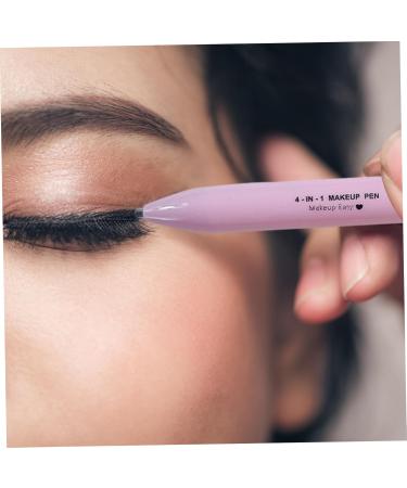 4 in 1 Makeup Pen Multifunctional Makeup Pencil from Eyeliner Lip Liner Brow Pencil and Highlighter Easy-to-Apply & Compact Makeup Accessories Style 2 - Buy Online on SooperMarket.com
