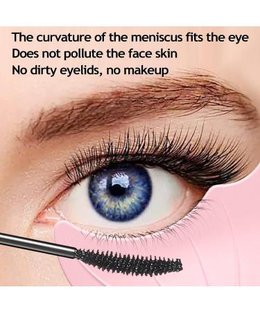 SHANPIN Silicone Winged Eyeliner Stencil & Mascara Guard - Reusable Pink Eyelash Tool - Buy Online on SooperMarket.com