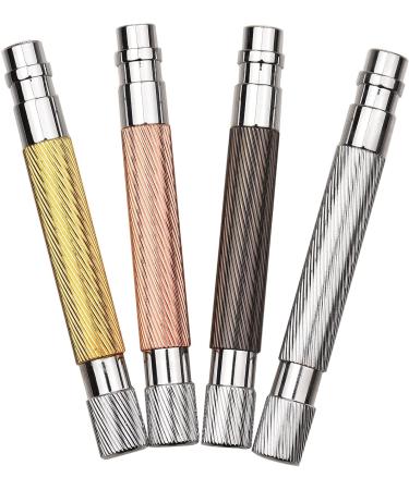 Xiaoxin Stainless Steel Double Edge Razor Grip | Manual Mustache Removal Handle | Premium Safety Razor Accessory - Buy Online on SooperMarket.com