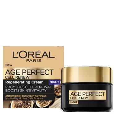 L'Oreal Paris Cell Renew Night Cream Age Perfect Anti-Oxidant Recovery Complex Night Cream For Anti- Wrinkle Firmness And Vitality 50ml