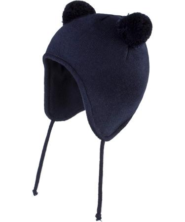 LANGZHEN Toddler Winter Hat Earflap Knit Cap for Baby Boys Girls 6-12 Months - Navy - Buy Online on SooperMarket.com
