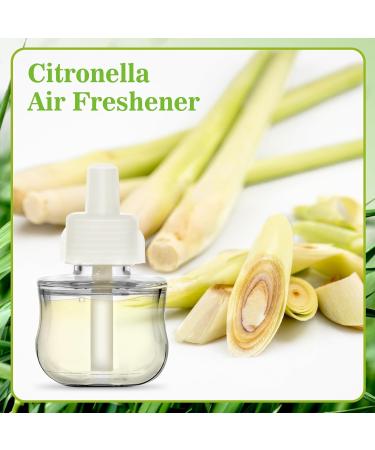 SCENTORINI Citronella Plugin Refills - Compatible with Air Wick Scented Oil Warmers | Essential Oil Air Fresheners for Home & Bathroom | 3 Refills - Buy Online on SooperMarket.com