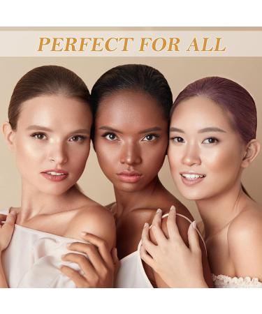 Bushy Eyebrow Stamp Stencil Kit - 20 Stencils, Waterproof Pomade & Dual-ended Brush in Soft Brown - Buy Online on SooperMarket.com