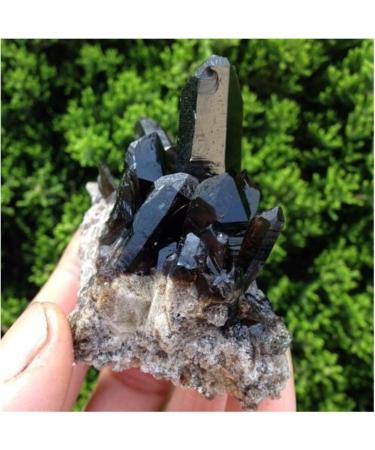 200-300g Rare Natural Beautiful Black Crystal Cluster Tibetan Specimen Decoration Gift - Buy Online on SooperMarket.com