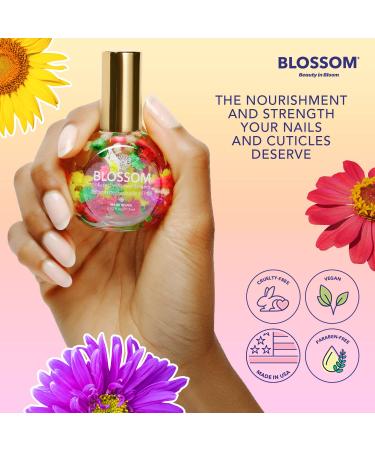 Blossom Jasmine Scented Cuticle Oil - Hydrating, Moisturizing, and Strengthening Formula Infused with Real Flowers - Made in USA - 0.92 fl. oz - Buy Online on SooperMarket.com