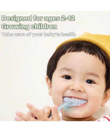 Buy Blue Tiger Baby Training Toothbrush - Soft Silicone Manual Toothbrush for Kids 2-6 Years | Cartoon Design for Complete Dental Hygiene - Buy Online on SooperMarket.com