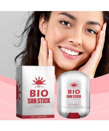 15g Sunscreen Stick | Spf50 Sunscreen Stick | Pa+++ Sunscreen Stick | Water-Resistant Sunscreen Stick Sunscreen Stick for Sensitive Skin for All Skin Types and Portability - Buy Online on SooperMarket.com