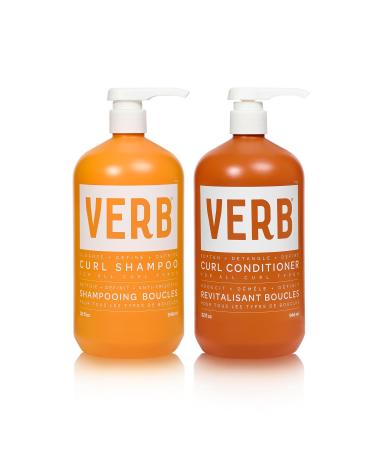 Verb Curl Shampoo + Conditioner Duo- 32 oz / 1 L (2 count)