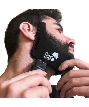 BEARD BLACK Beard Shaping & Styling Tool with Inbuilt Comb - Perfect for Beard Trimmer or Razor - Premium Quality - Buy Online on SooperMarket.com
