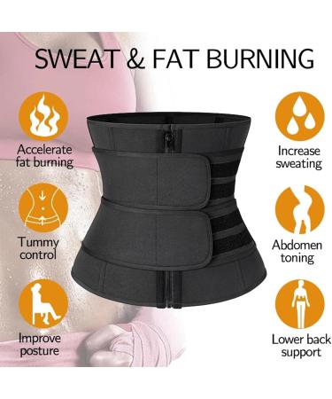 Shop Aoleytech Women's Waist Trainer Corset | Adjustable Sweat Belt for Effective Belly Trimming & Workout Support - Buy Online on SooperMarket.com