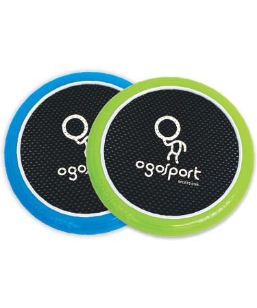 OgoDisk XS Disc Set with 2 OgoSoft Balls - Bouncy Outdoor Toy Game for Kids & Adults - Blue/Green - Buy Online on SooperMarket.com