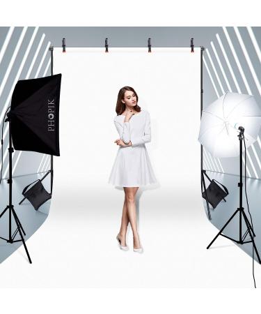 PHOPIK 10ft Adjustable Photo Studio Backdrop Stand - Backdrop Holder for Portrait Photography & Birthday Parties - Buy Online on SooperMarket.com
