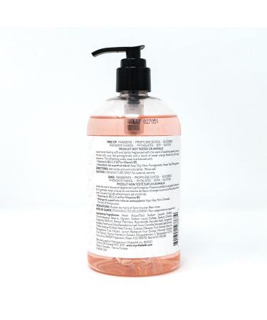Vitabath Pomegranate Bellini Blush Hand Soap - Nourishing Cleansing Wash with Aloe & Antioxidants - 16 oz - Cruelty-Free Gluten-Free Paraben-Free - Buy Online on SooperMarket.com