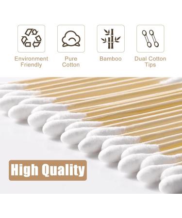 Sularpek Cotton Buds 100 Pcs - Bamboo Cotton Swabs for Ear & Makeup Cleaning - Buy Online on SooperMarket.com