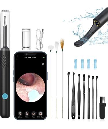 NURSETEK Ear Wax Removal Tool Ear Wax Removal Ear Cleaner with 1080P HD Camera Ear Wax Cleaning Kit Ear Wax Removal Tool for iOS and Android (Black) - Buy Online on SooperMarket.com