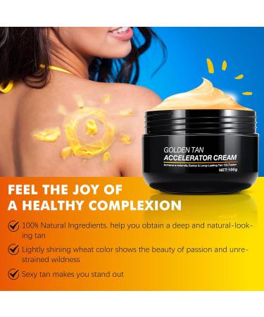 100g Tanning Accelerator Cream | Long-Lasting Rapid Tan for Sun-Beds & Outdoors | Natural Ingredients | 100g (Pack of 1) - Buy Online on SooperMarket.com