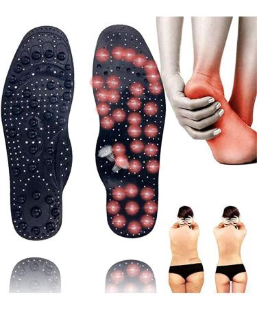 Yuesuo 1 pair orthopedic soles insoles against massage magnetic insole magnetic therapy breathable deodorant welding -resistant to relieve removal acupressure insoles