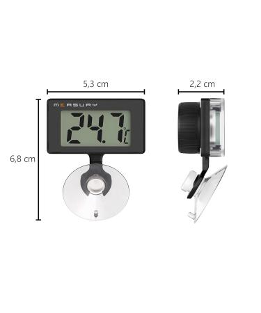 Measury Waterproof Digital Aquarium Thermometer TM10 - Accurate Temperature Control for Freshwater & Seawater | International Shipping Available - Buy Online on SooperMarket.com