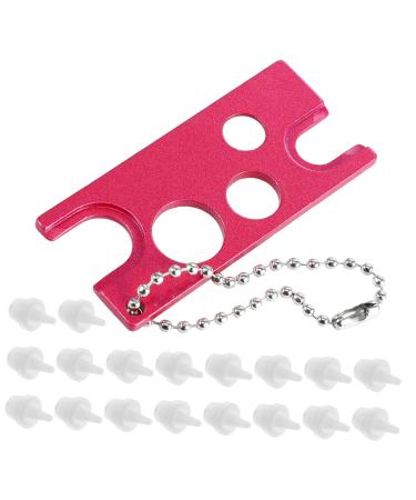 Gogogmee 1 Set Grafting Eyelash Tool Eyelash Glue Bottle Caps Bottle Openers Lash Glue Bottle Tips Lash Extension Glue Tips Eyelash Glue Bottle Plugs Eyelash Glue Replacement Caps 5.90X2.60X0.20CM
