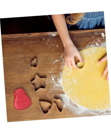 HOMSFOU 4 Pcs Baking Mold DIY Hand Press Cookie Silicone Deer Christmas Chocolate Molds Cookie Mold De para Gelatinas Homemade Cake Mold Non Stick Fondant Mold Silica Gel - Buy Online on SooperMarket.com