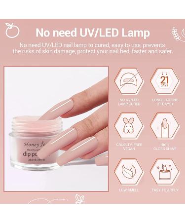28g Fine Dipping Powder Nude Color - Bare Naked Summer Gel Nail Powder (No.8) - Buy Online on SooperMarket.com