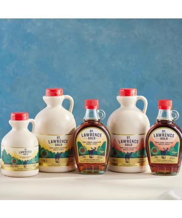 St Lawrence Gold Maple Syrup 250ml - Grade A 100% Pure Canadian Amber Maple Syrup for Pancakes, Waffles, and Cocktails - Buttery Caramel Taste - Gluten-Free Vegan - 250ml (Pack of 1) - Buy Online on SooperMarket.com