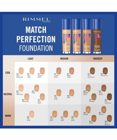 Rimmel Match Perfection Foundation - 82 Fair Beige - Buy Online on SooperMarket.com