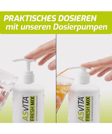 Asvita Sugar-Free Beverage Syrup | 1L Raspberry Fresh Mix - 26 Delicious Flavors | International Shipping Available - Buy Online on SooperMarket.com