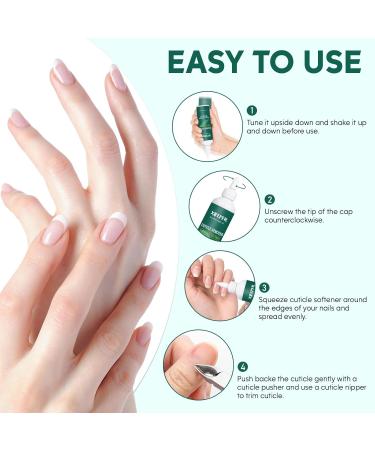 Cuticle Remover 8.45 FL OZ - Instant Softener & Salon Quality Care with Rosemary Scent - Professional Nail Care Gift for Women - Buy Online on SooperMarket.com