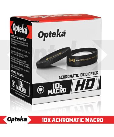 Opteka Achromatic 10x Diopter Close-Up Macro Lens for Sony E-Mount Cameras - 40.5mm, 49mm, 58mm Threads - Buy Online on SooperMarket.com