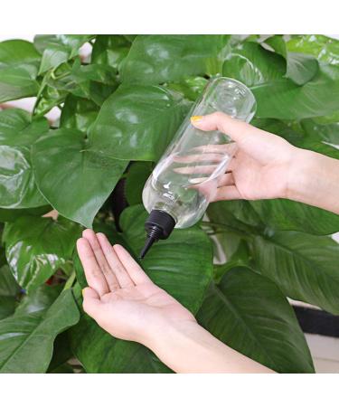 2 Pack 16.9oz Hair Color Applicator Bottles - PET Plastic Squeeze Bottles for Hair Dye - Refillable and Transparent - Clear/black Cap - Buy Online on SooperMarket.com
