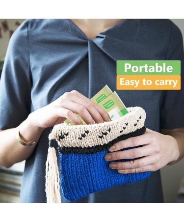 100 Disposable Flushable Toilet Seat Covers for Adults & Kids - Portable Travel Paper Cover Pack with Individually Wrapped Sheets - Buy Online on SooperMarket.com