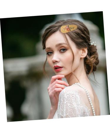 ABOOFAN 6 Pairs Hairpin No Slip Fabric Hair Clip Kids Accessories for Girls Kids Hair Clip Girl Cute Hair Barrettes for Fine Hair Baby Hair Pin Alloy Toddler Little Girl Cloth Flowers - Buy Online on SooperMarket.com
