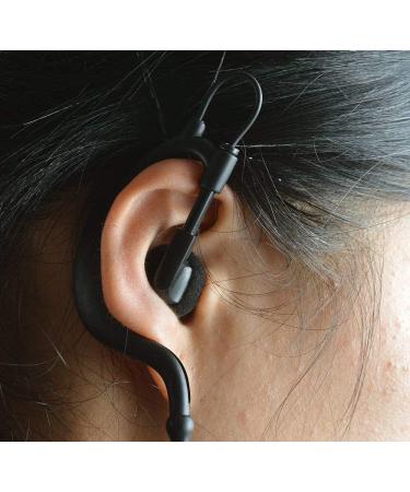 G Shape Soft Ear Hook Earpiece Headset 3.5mm Plug Listen Only for Motorola Icom Radio - Buy Online on SooperMarket.com