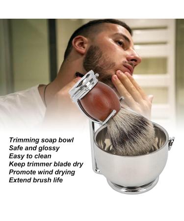 Premium Beard Trimmer Kit - High-Quality Stainless Steel Set with Shaving Bowl Brush & Storage | International Shipping Available - Buy Online on SooperMarket.com