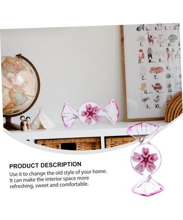 Alipis Colored Glaze Candy Christmas Decorations Home Decoration Mini Candy Desk Topper Gem Colorful Glass Red Medium - Buy Online on SooperMarket.com