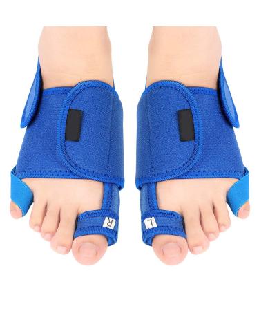 Schneider-Bunion corrector split strong support stomach in gastric blue PU-Silikon footholstery cushion couple transparent color