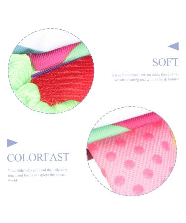 Abaodam 4-Piece Crumpled Fabric Book Set for Toddlers | Soft Baby & Children's Toys | Ideal Fabric Books for Young Kids - Buy Online on SooperMarket.com