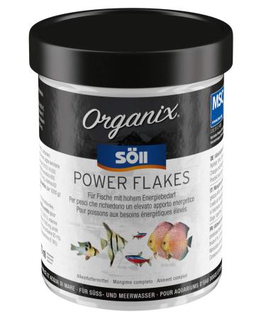 S ll Organix Power Flakes - main feed flakes for decorative fish fish feed protein -rich with vitamins for aquarium fish with lots of energy 270 ml 270 ml (1 Pack)