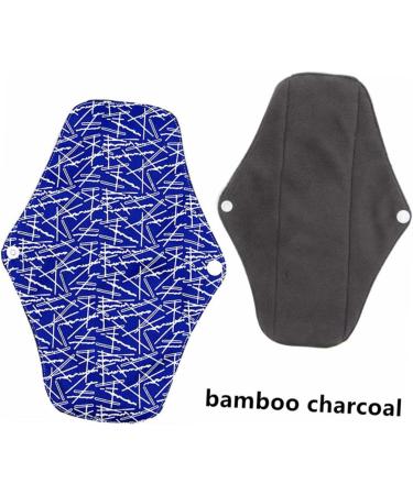 KALLORY 5pcs Reusable Cloth Menstrual Pads - Mama Cloth Liners for Women - Breathable and Portable Napkin Warp Pad - Random Color Pack - 1 Count - Buy Online on SooperMarket.com