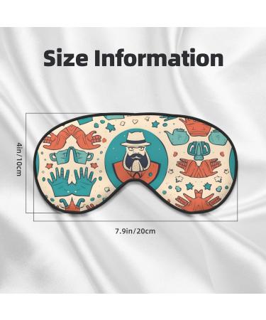 Handcrafted Father's Day Soft Sleep Eye Mask | Breathable Travel Eye Patch for Women - Perfect Relaxation Gift - Buy Online on SooperMarket.com