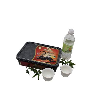 Al Ajwa Dates 400g with Zam Zam Water 500ml - Premium Gift Pack from Makkah - Buy Online on SooperMarket.com