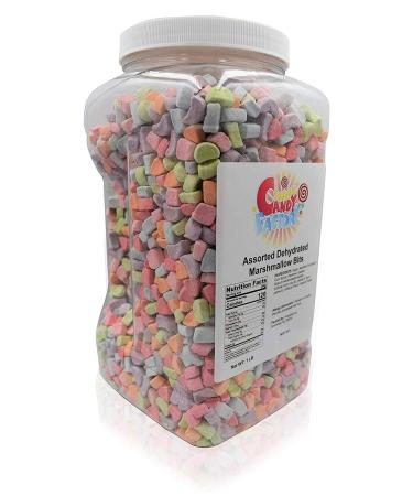 Sarah's Candy Factory Dehydrated Marshmallow Bits 1lb Jar - Assorted Flavors - Buy Online on SooperMarket.com