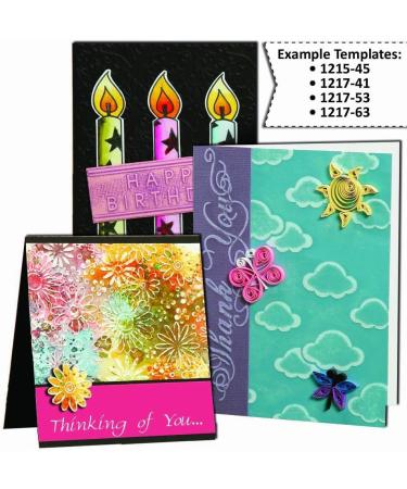 Darice 1217-63 Damask Embossing Folder - 5 x 7-Inch Clear | High-Quality Embossing Tool - Buy Online on SooperMarket.com