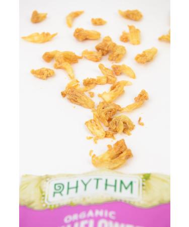 Rhythm Superfoods Crunchy Cauliflower Bites - Organic White Cheddar 1.4 Oz (Pack of 8) - Buy Online on SooperMarket.com