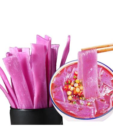 Organic Purple Yam & Sweet Potato Vermicelli 400g(2Pack x200g) Healthy green food Vegan Sweet Potato Wide Noodles