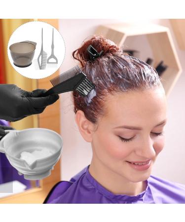 Healifty Hair Dye Coloring Kit - Bowl, Brush, Comb - Salon & Home Hair Dying Accessory Set (Grey) - Buy Online on SooperMarket.com