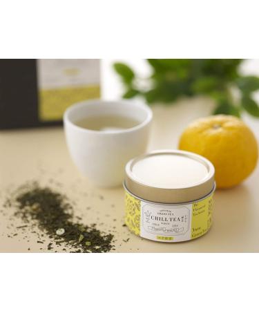 CHILL TEA Tokyo Yuzu Citrus Green Tea - Japanese Loose Leaf Blend for Relaxation - Yuzu Flavour - 30g - Buy Online on SooperMarket.com